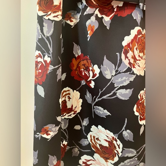 Theory Floral Mini Dress Size 12 - Picture 2 of 4